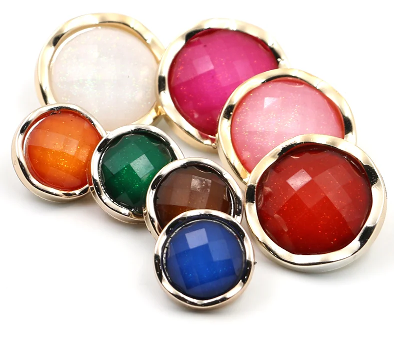 

6pcs/lot home clothes button coat button woolen button clothes button round cotton button pink pearl buckle