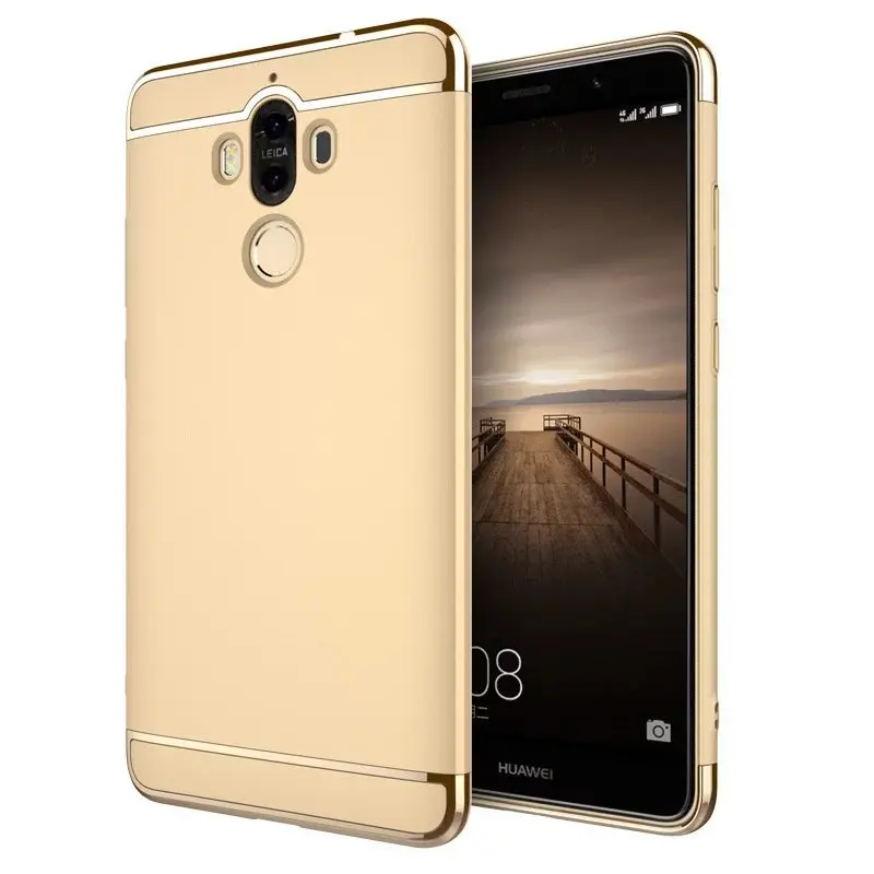 Для Huawei P10 Lite чехол Гальванизированный 3 в 1 Жесткий ПК для Ascend P9 plus mate 9 10 pro