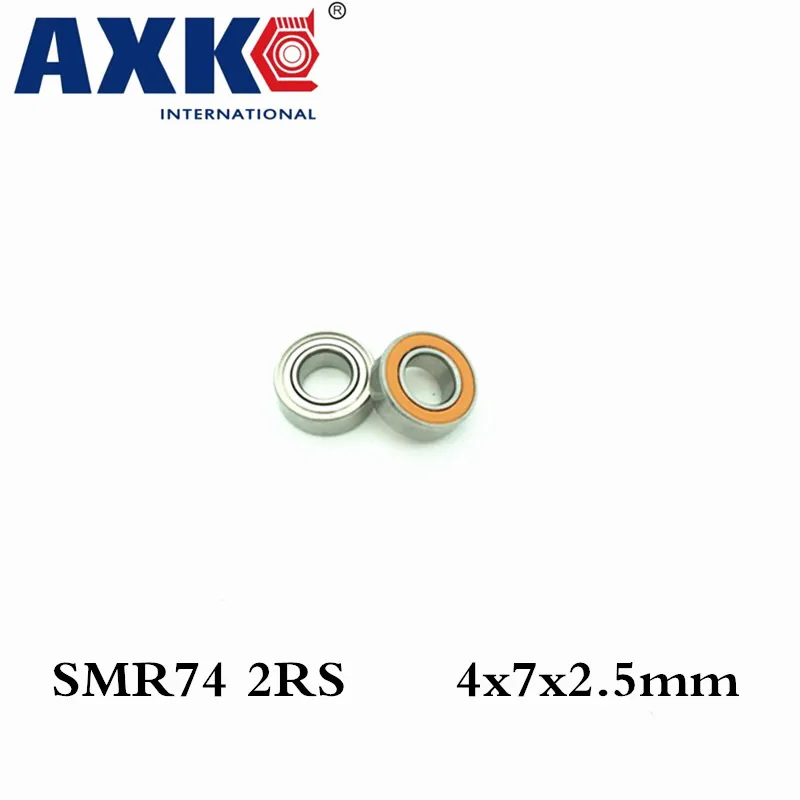 Axk 1 шт. 4x7x2 5 Smr74 2rs Cb Abec7 мм Гибридный Керамический шарикоподшипник из нержавеющей