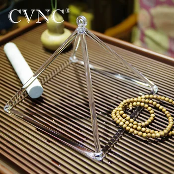 

CVNC 10" Chakra Clear Quartz Crystal Singing Pyramid