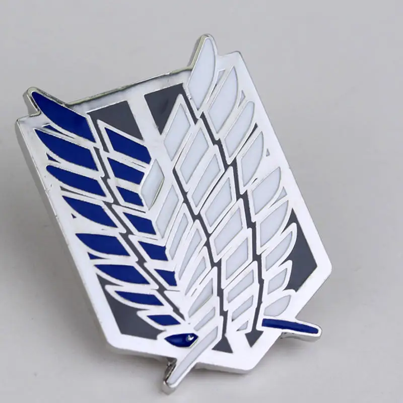 

MQCHUN Jewelry Hot Attack on Titan Brooch Shingeki no Kyojin Scouting Legion Badge Men Women Brooch Pin Vintage Cosplay Jewelry