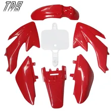 TDR Велосипеда Мотоцикла Корпуса Пластик Fender Для Honda 50 Baja 6 + 1 Moto CRF50 XR50 CRF50 CRF 4 Цвет