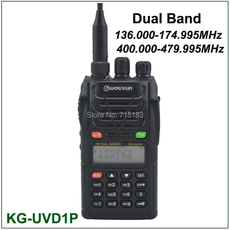 Новый оригинальный WOUXUN KG-UVD1P VHF/UHF двухдиапазонный 136,000-174,995 МГц и 400,000-479,995 МГц FM трансивер