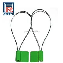 100 шт./лот 915 МГц UHF RFID уплотнительные бирки с Alien H3 для стального проволочное уплотнение хомут с замком для кабеля ISO18000-6C