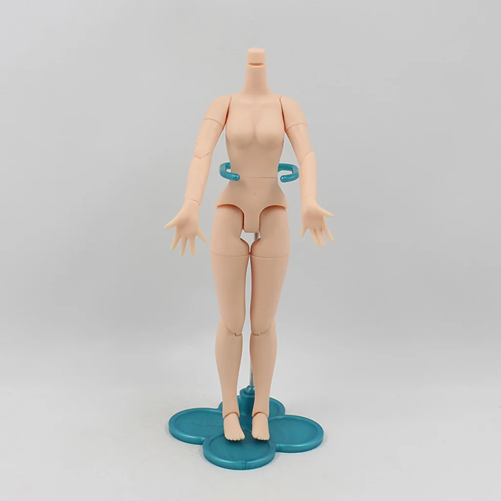 19-Jointed Girl Doll Body Parts and 5 Pairs Hands Set for Blythe Dolls Custom Making Parts Accessory