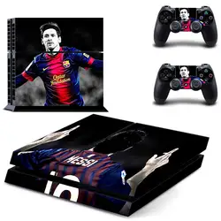 Lionel Messi футбол звезда наклейка для PS4 наклейка для sony Playstation 4 PS4 Консоль защитная пленка и крышка 2 контроллера