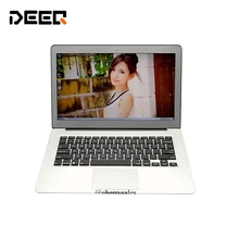 13,3 дюймовый ультрабук ноутбук 4 Гб ОЗУ 64 Гб SSD In-tel Celeron двухъядерный 7000 мАч с клавиатурой фонарика и алюминиевым металлическим корпусом