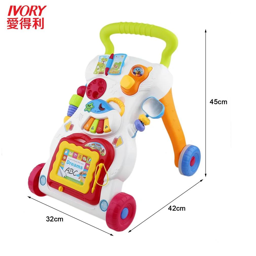 каталка-ходунки winfun grow-with-me musical walker (o804) белый/красный/голубой. игрушка для ходьбы для малышей. игрушка для детей ходить. каталка кот fisher price. Little tikes каталка тележка.