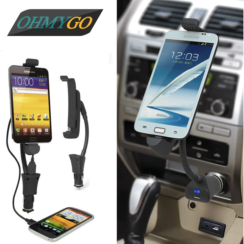 imágenes para Sostenedor del montaje del teléfono del coche 3.1a encendedor rápido cargador usb horquilla del soporte para samsung galaxy lenovo xiaomi etc smartphones imágenes para Sostenedor del montaje del teléfono del coche 3.1a encendedor rápido cargador usb horquilla del soporte para samsung galaxy lenovo xiaomi etc smartphones
