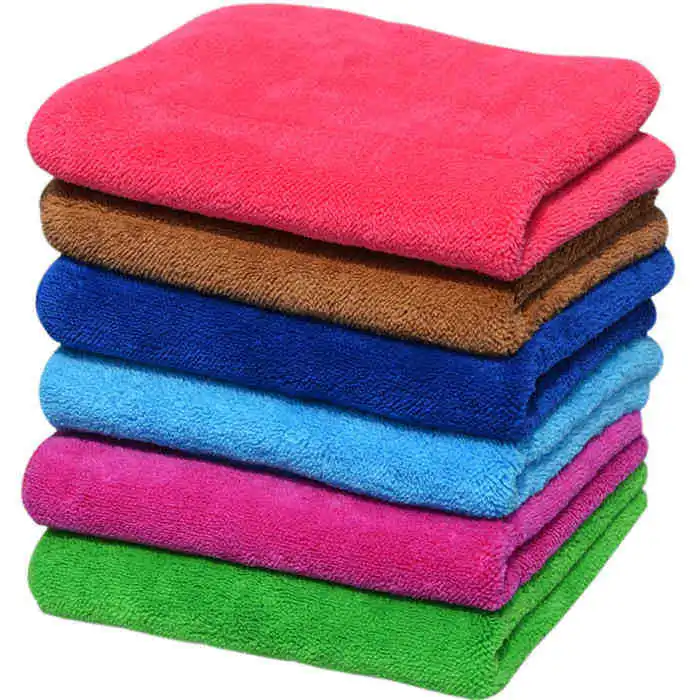 

Thickened double coral velvet cloth super absorbent towel mop the floor away furniture glass cleaning cloth