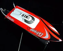 Fiber Glass M455 Brushless Racing RC Boat PNP Small Boats Red RC Boats