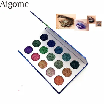 

Brand Glitter Eyeshadow Gel Metallic Powder Pigment Perfume Shining Cosmetics 3D Eye Makeup Highlighter Creamy Palette