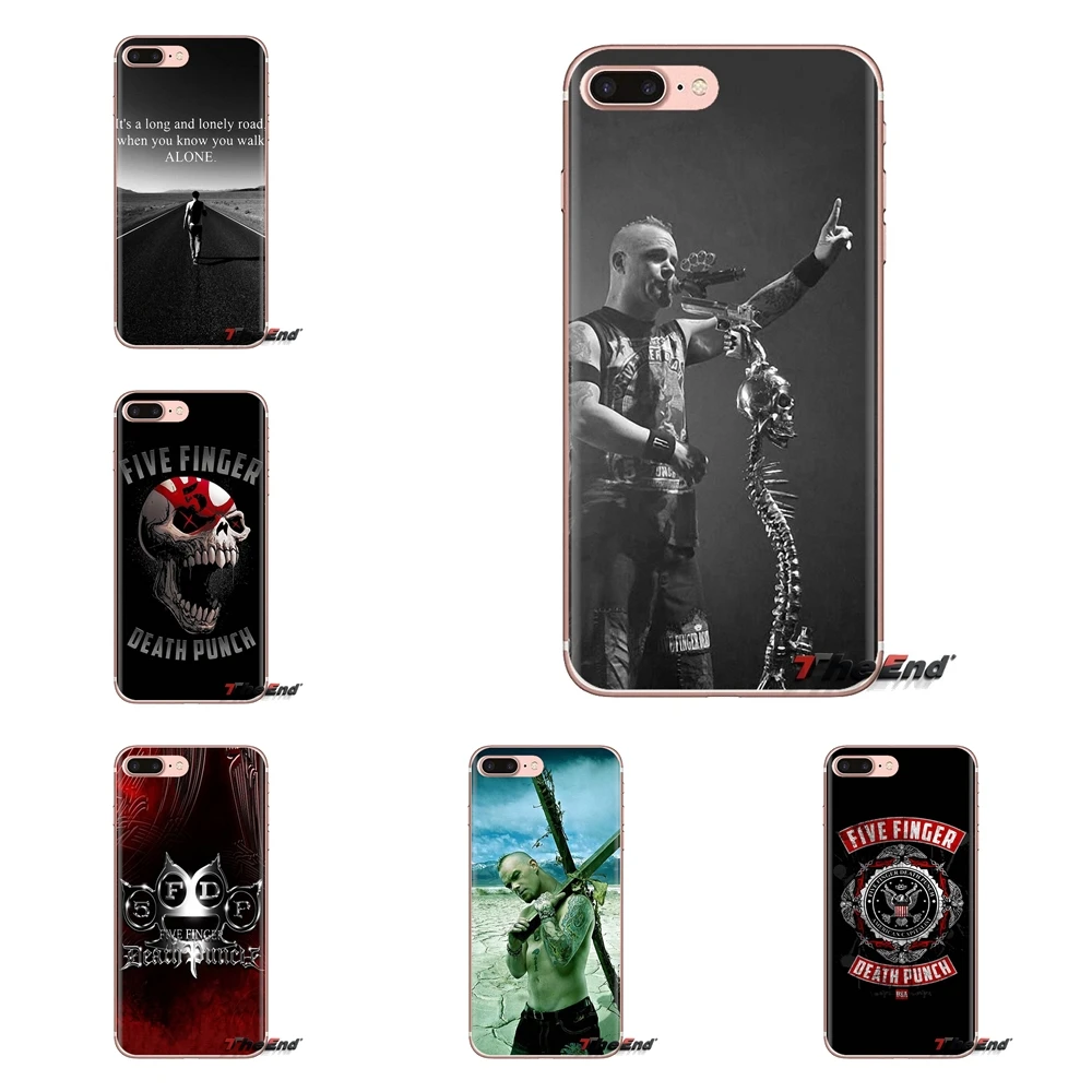 

five finger death punch Transparent Soft Shell Covers For Samsung Galaxy J1 J2 J3 J4 J5 J6 J7 J8 Plus 2018 Prime 2015 2016 2017