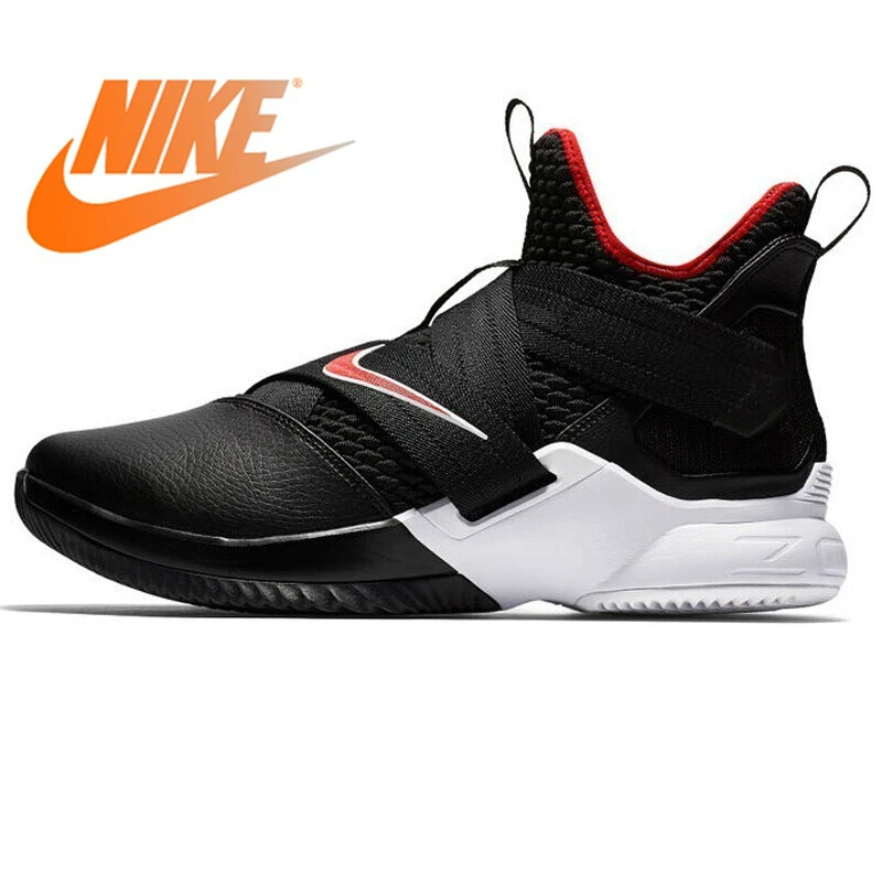 

Original 2018 NIKE Men's Basketball Shoes Hook&loop Breathable Comfortable Wear-resistant Sneakers Sports Athletics AO4053
