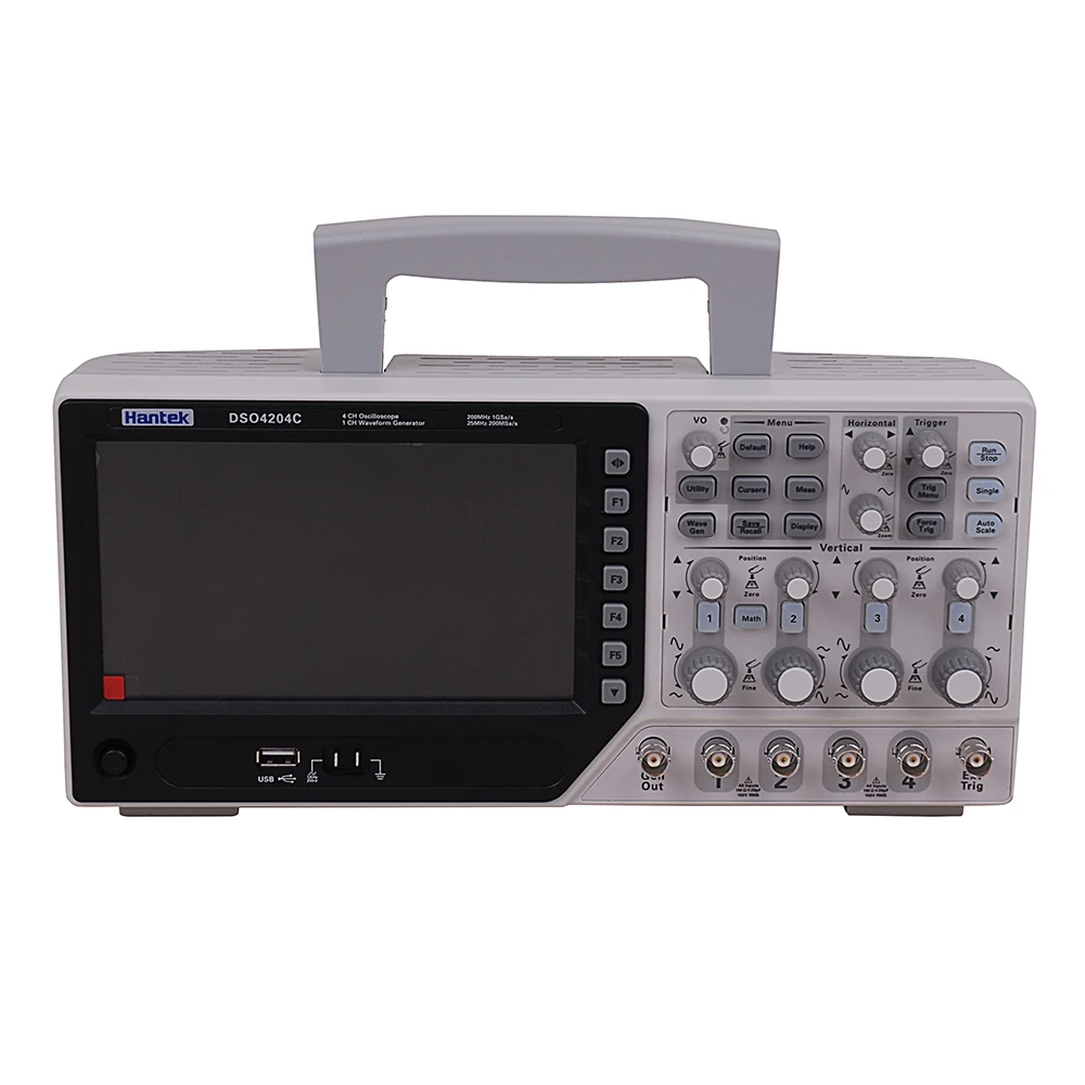 Hantek DSO4204C 4CH 1GS/s 80 250 МГц 4 канала 1CH генератор сигналов осциллограф