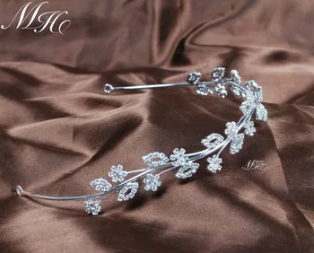 

Princess Bride Tiaras Crystal Headband Rhinestones Ornaments Flower Tiaras and Crowns Wedding Bridal Hair Jewelry Headpiece