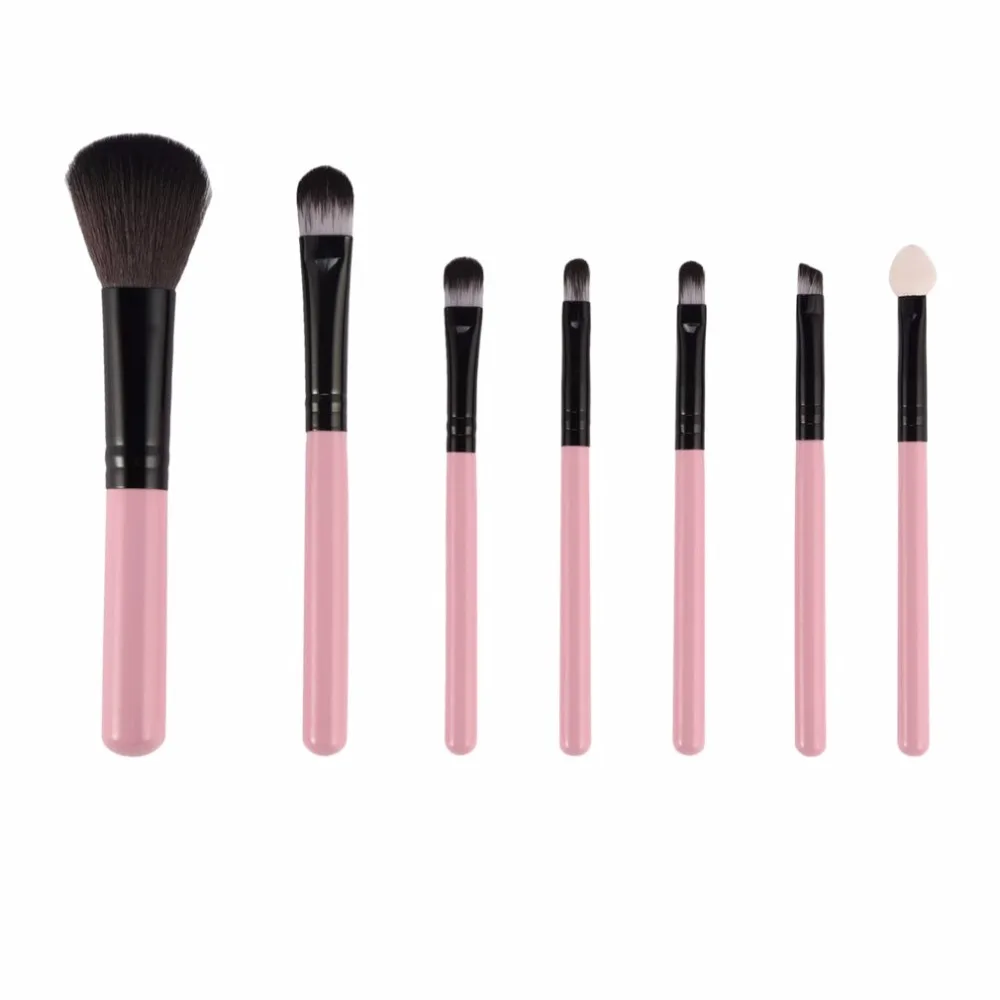 7PCS Professional Pink Makeup Brushes Set Short Handle Powder Foundation Eyeshadow Eyeliner Brush Beauty Cosmetics Tool Cheap 7PCS Professional Pink Makeup Brushes Set Short Handle Powder Foundation Eyeshadow Eyeliner Brush Beauty Cosmetics Tool Cheap