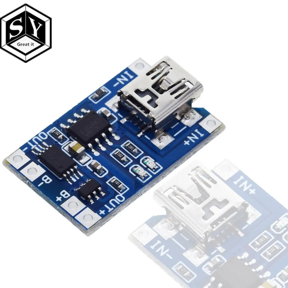 Type c/Micro USB 5 В 1A 18650 TP4056 модуль зарядного устройства литиевой батареи зарядная