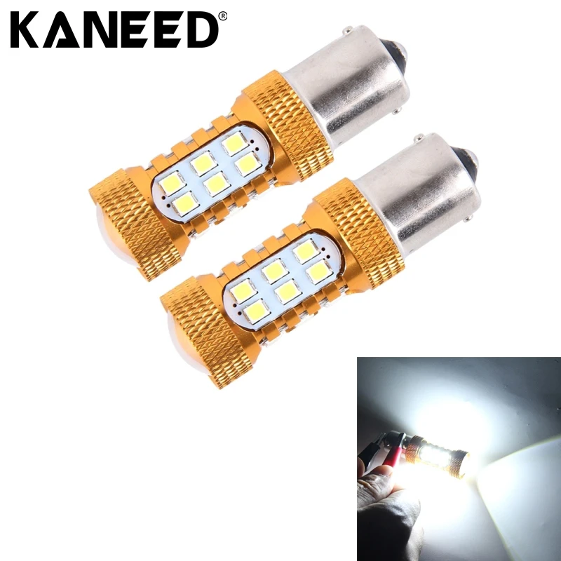 Kaneed светодиодный фонарь днем Бег лампа туман лампочка 1156 10 Вт 500lm 6000 К белый свет 27