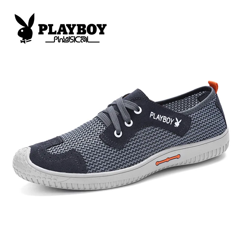 Playboy/Мужская обувь; новая обувь из сетчатой ткани; дышащая сетчатая обувь; модная мужская повседневная обувь с сетчатой поверхностью; CX39052