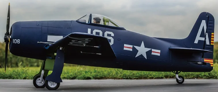 Летная линия 1200 мм F8F-1 bear cat RC Warbird FLW206