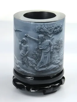 

Hankroi The Religious Jesus Christ Transparent Relievo Imitated Crystal Made of Resin Stone 5 Inches Height Tabletop Decor