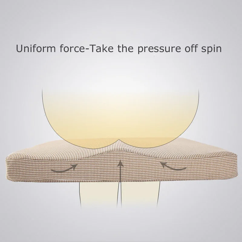 L033-Memory Foam Seat Cushion for Chair Pad Massage Cushion Home Decor Pillow Orthopedic Design Relieve Back Sciatica (4)