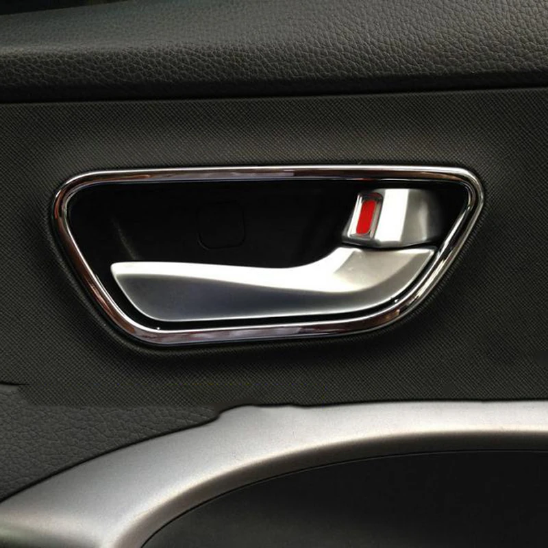 

For Hyundai Santa Fe ix45 2013 2014 2015 Car Accessories ABS Matte Inside Door Handle Cover Trim Frames Molding 6Pcs /set