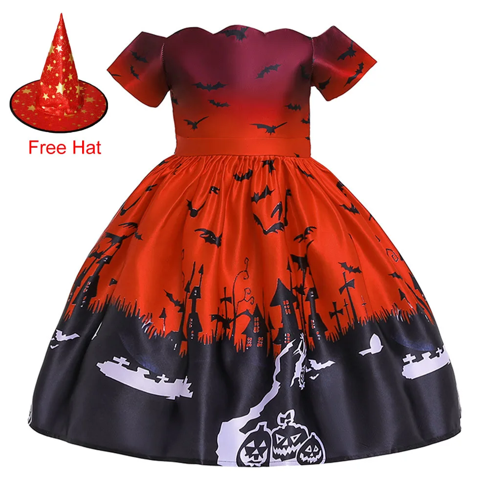 

Halloween Girls Costume For Kids Dresses For Girls Tutu Princess Dress Children Fancy Evening Birthday Party Dress 4 6 8 10 Yeas
