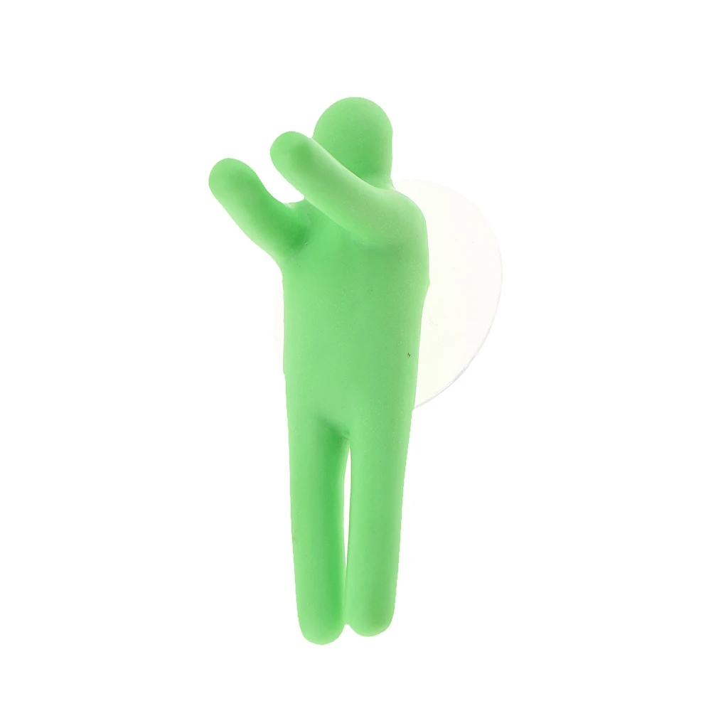 Suction Cup Hanging Kids Toothbrush Key Holder Hanger Hook & Bathroom Organizer Home Wall Hanging Decorative Hook 
