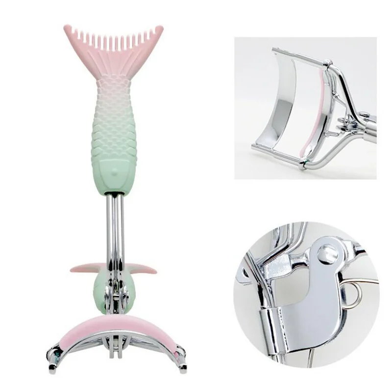 

Fishtail Shape Eyelash Curler Professional High Quality Eye Lashes Curling Stainless Steel Makeup Tool Accessories