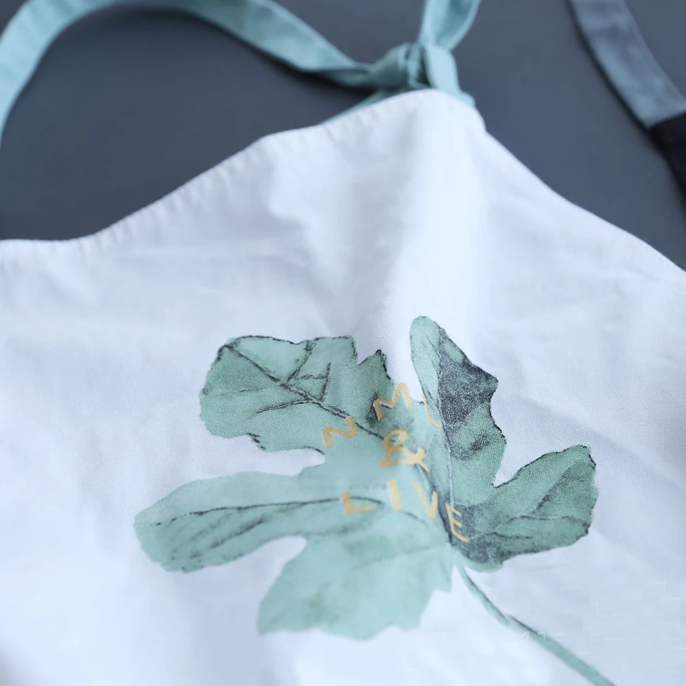 Lady Women Adjustable Cotton Linen High-grade Kitchen Apron For cooking aprons for woman washing aprons for woman cadeau homme (10)