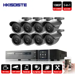 Высокое качество 1080P HD Открытый безопасности Камера Системы 1080P HDMI CCTV видеонаблюдения 8CH 2MP AHD DVR комплект HDD AHD Камера комплект