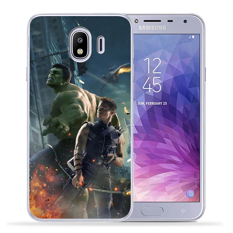 Роскошный чехол Marvel с Мстителями для samsung Galaxy J3, J4, J5, J6, J7, J8 Plus,,,, J2 Prime, силиконовый чехол, Etui Deadpool - Цвет: 0144