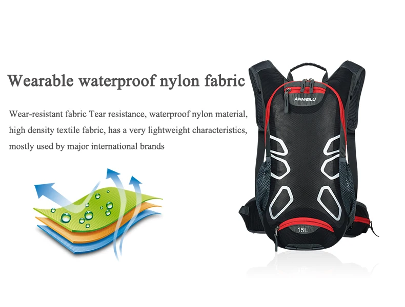 Sale ANMEILU Bike Bag Bicycle Bag Hiking Outdoor Cycling Hydration Backpack 2L Water Bag Bladder Bolsa Bicicleta 11
