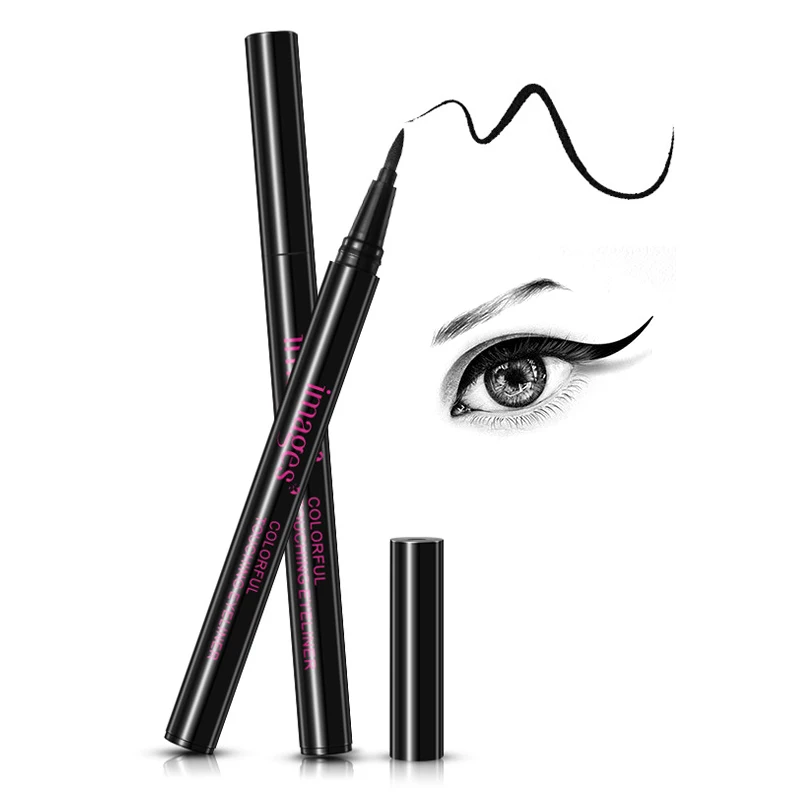 IMAGES eye pencil Dazzle color feeling eyeliner Dark quick drying