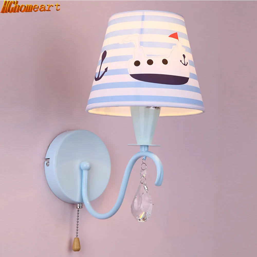 

Cartoon Multi-color LED Wall Lamp Boy Girl House Loft Bedroom Lighting Decoration Bedside Eyes Reading Learning Night Light