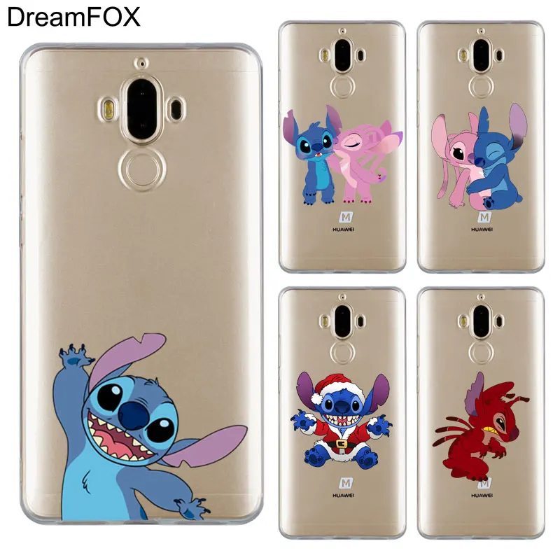 DREAMFOX L605 Stich Мягкий силиконовый чехол из ТПУ для huawei mate Nova 2 9 10 20 30 Lite Pro Plus |