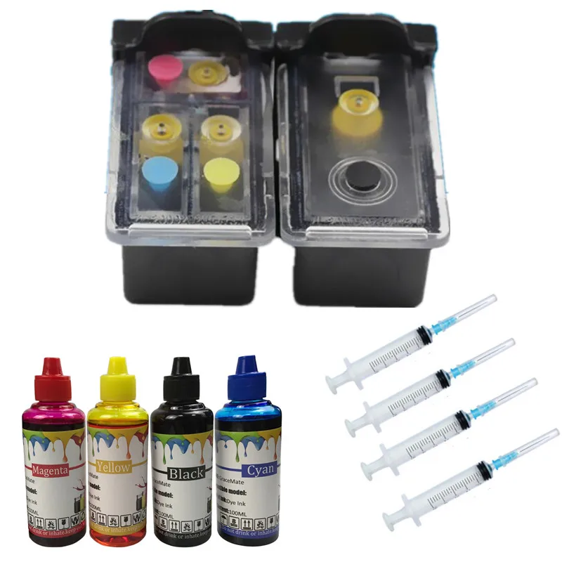 

pg445 PG-445XL PG445 CL-446 XL Refillable Ink Cartridge Replacement for Canon PG 445 CL 446 for Canon 2545S MG 2540 MG2440 MG254