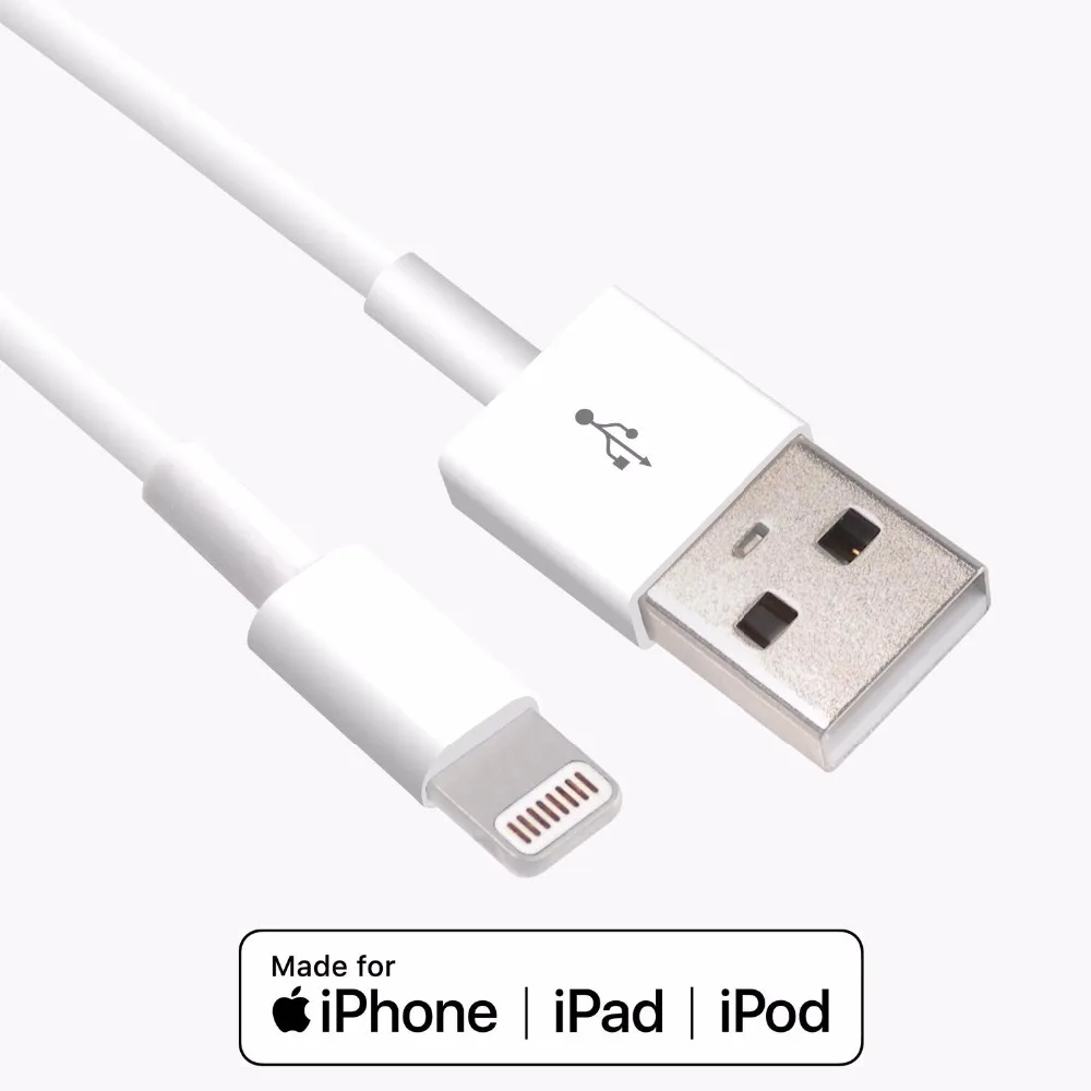 

2M Original Data Line and Charging Cable for Apple iPad Pro lightning Cable for 6s plus 7 plus 8 plus X 10 plus Charging Cable