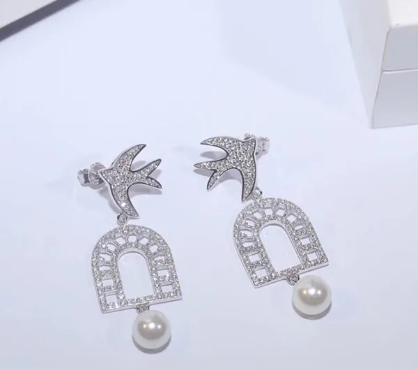 

Designer Fashion 925 Sterling Silver Jewelry 3A Cubic Zirconia Party Earring