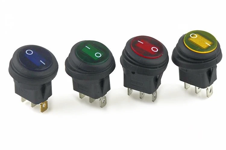 

1PCS KCD1 Round square Waterproof light switch On-Off 3Pin power switch Lamp Round LED