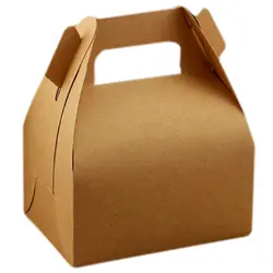 5 шт. крафт бумага luckвечерние подарок партии Regal хорошие сумки кекс пирожные мафины коробки