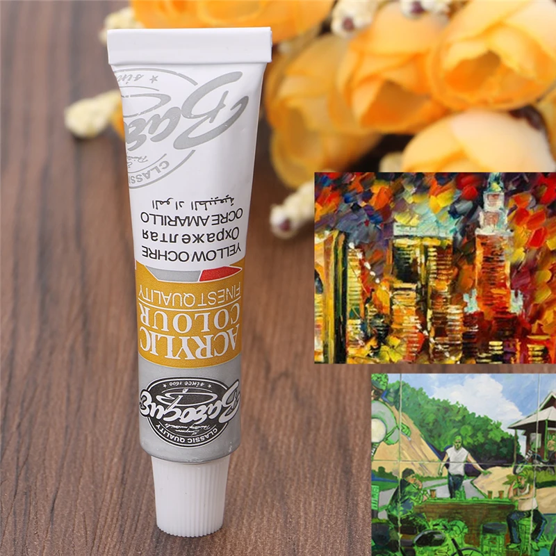 6 ML 12 Cor Profissional Tinta Acrílica