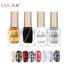 LULAA тренд 4 шт./компл. для художественного оформления ногтей лак высокое качество ногтей маникюрный лак Красота нейл-арта украшения инструменты