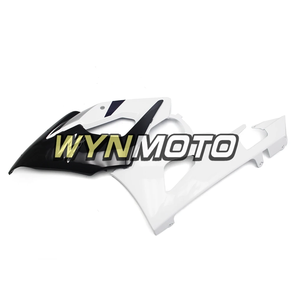Выполните обтекатели комплект для Suzuki GSXR1000 K5 Год 2005-2006 ABS Пластик впрыска черный, белый цвет Новая мотоциклетная обувь рамы кузова