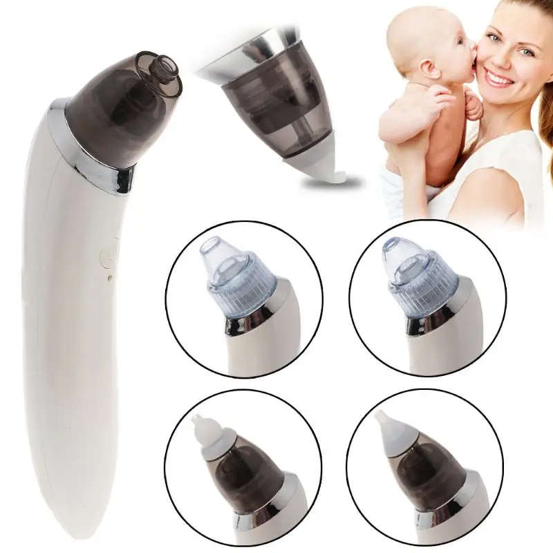 2 in 1 Blackhead Remover Skin Care Baby Nasal Aspirator Electric Safe Hygienic Nose Cleaner Oral Snot Sucker For Newborns