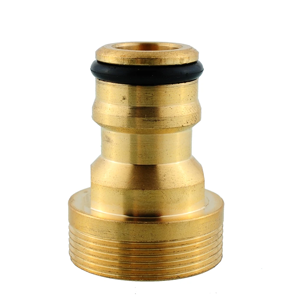 

New Hot Useful Solid Brass Threaded Hose Water Pipe Connector Tube Tap Adaptor Fitting Garden Outdoor