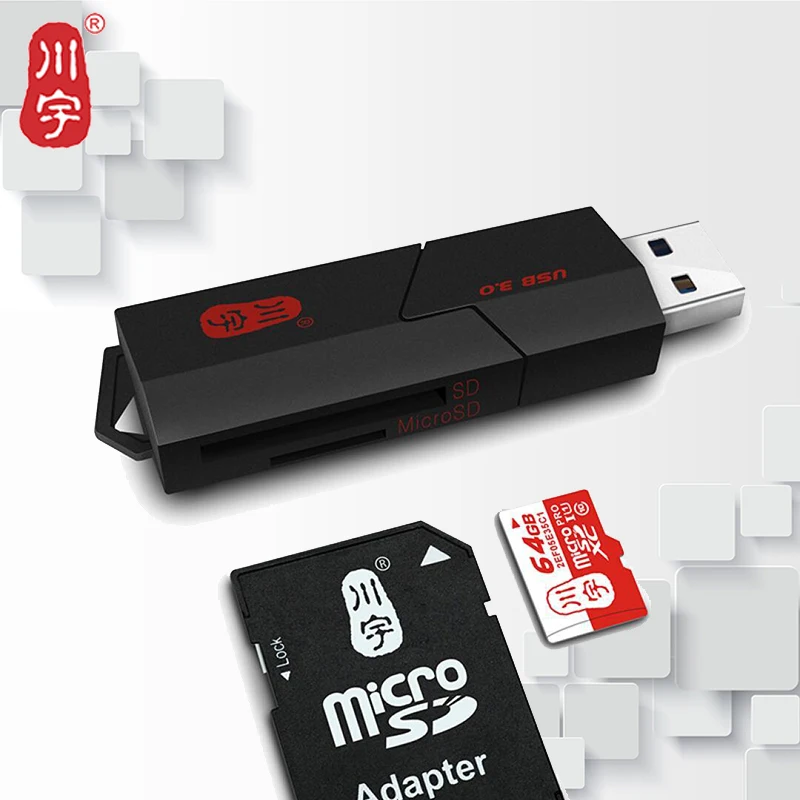 USB 3,0 Card Reader Кавау Max Поддержка 512 ГБ карты адаптер с микро SD/SD слот для карт памяти для компьютера картридер CC307