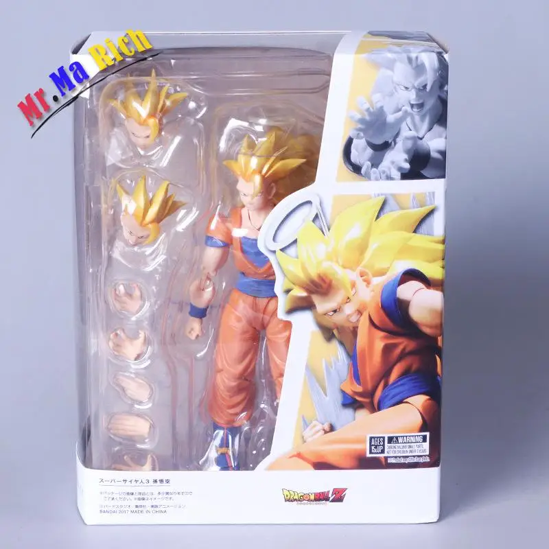 

Shf S. H. Figuarts Ball Z Super Saiyan 3 Son Goku Action Pvc Figure Da Collezione Modello Giocattoli